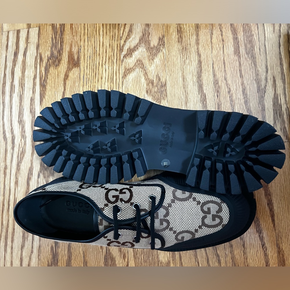 Gucci Maxi GG men’s lace up shoes is size 11 - Picture 3 of 8